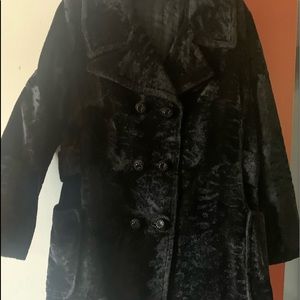 Vintage crushed velvet coat